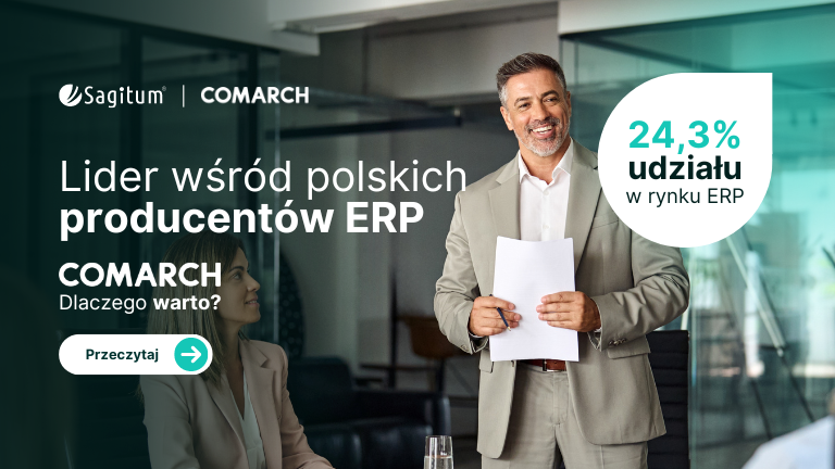 Comarch kolejny rok z rzędu liderem w branży ERP!