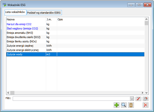 Comarch ERP XL wersja 2025.0 - ESG